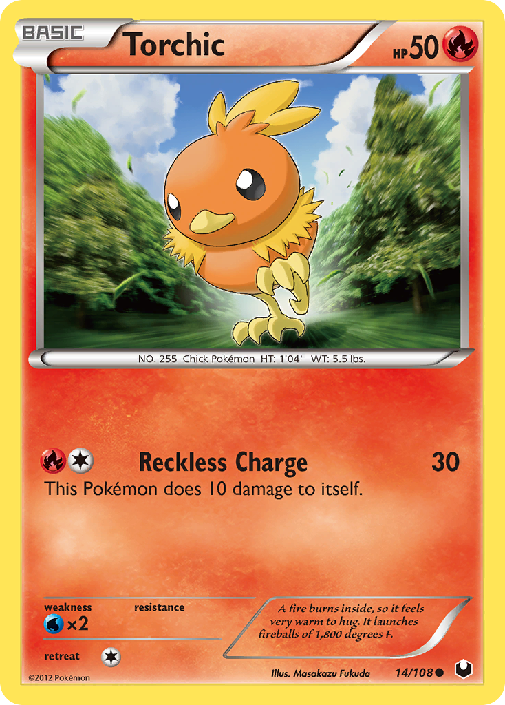 Torchic (14/108) [Black & White: Dark Explorers] | Jack's On Queen