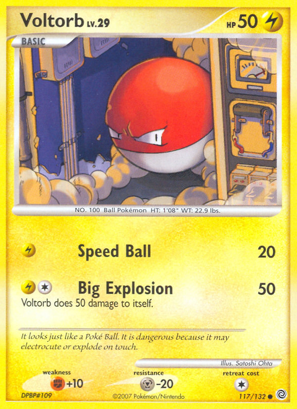 Voltorb (117/132) [Diamond & Pearl: Secret Wonders] | Jack's On Queen