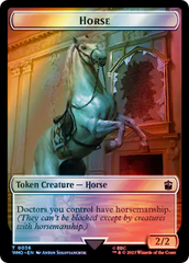 Horse // Clue (0053) Double-Sided Token (Surge Foil) [Doctor Who Tokens] | Jack's On Queen