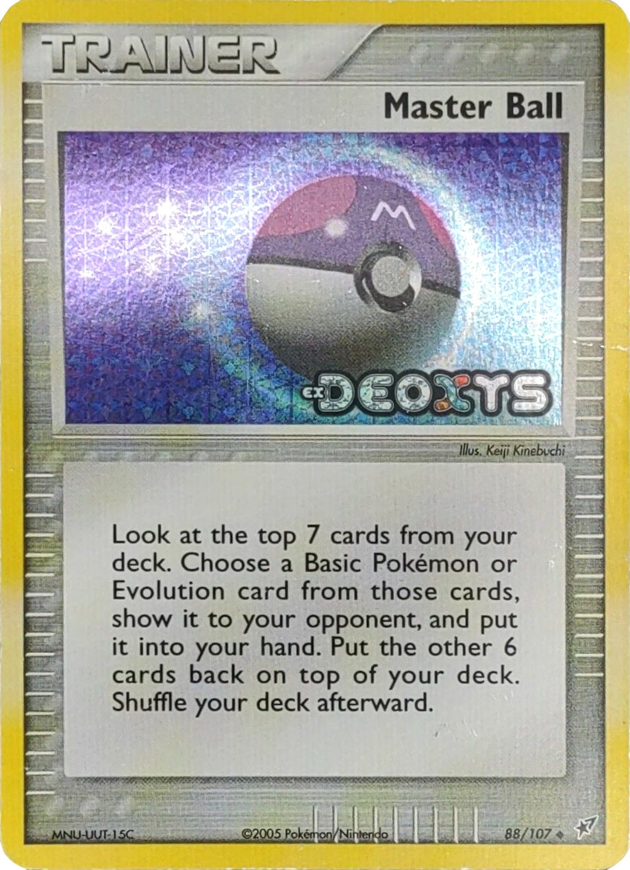 Master Ball (88/107) (Stamped) [EX: Deoxys] | Jack's On Queen