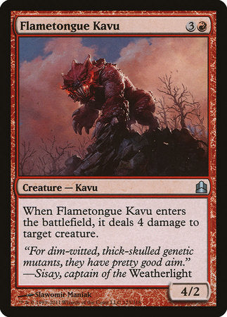 Flametongue Kavu [Commander 2011] | Jack's On Queen