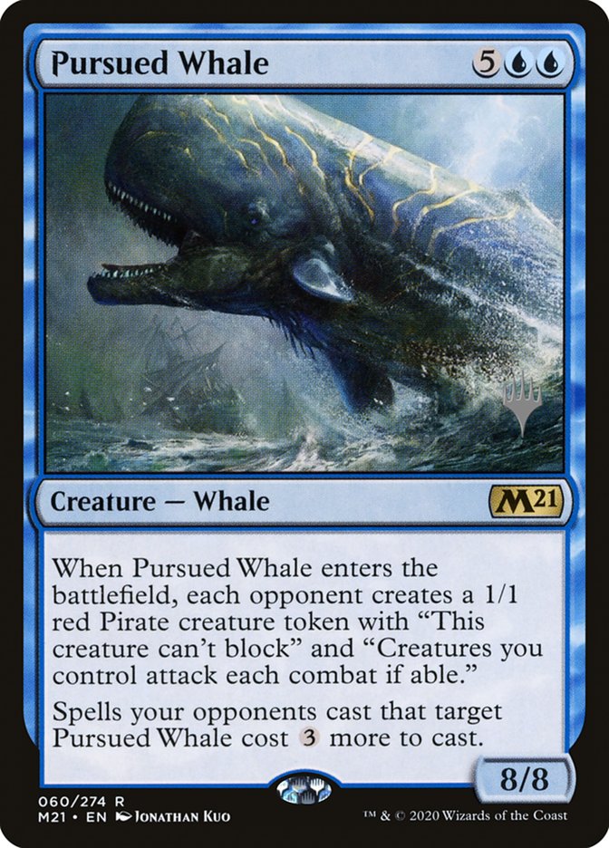 Pursued Whale (Promo Pack) [Core Set 2021 Promos] | Jack's On Queen