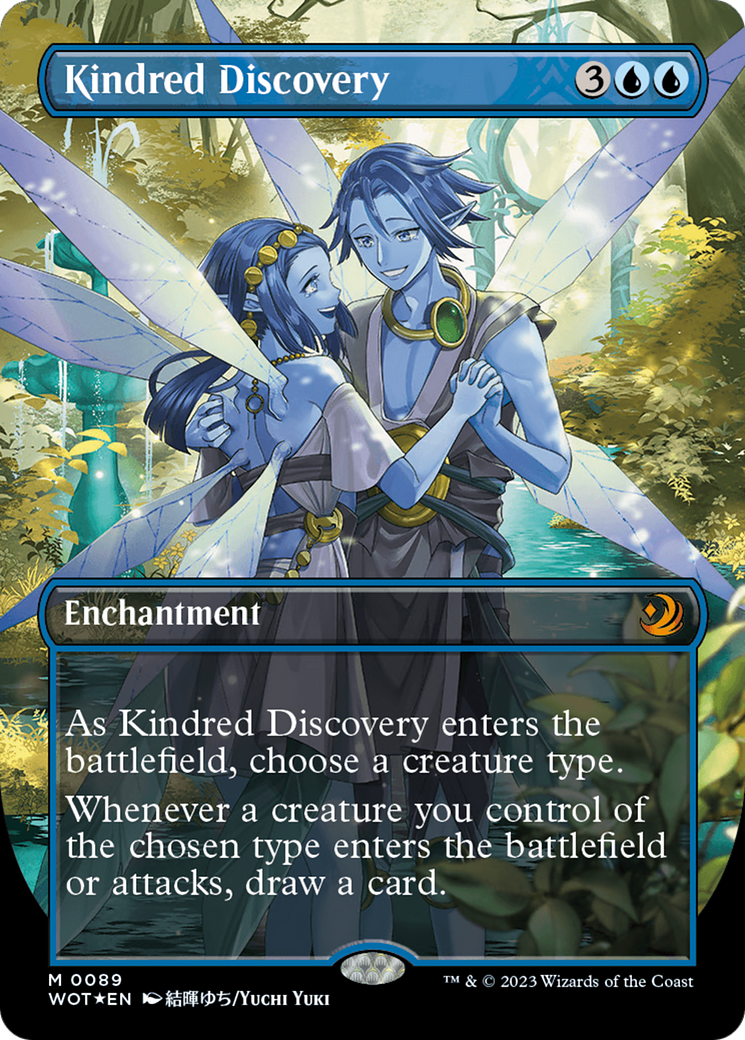 Kindred Discovery (Anime Borderless) (Confetti Foil) [Wilds of Eldraine: Enchanting Tales] | Jack's On Queen