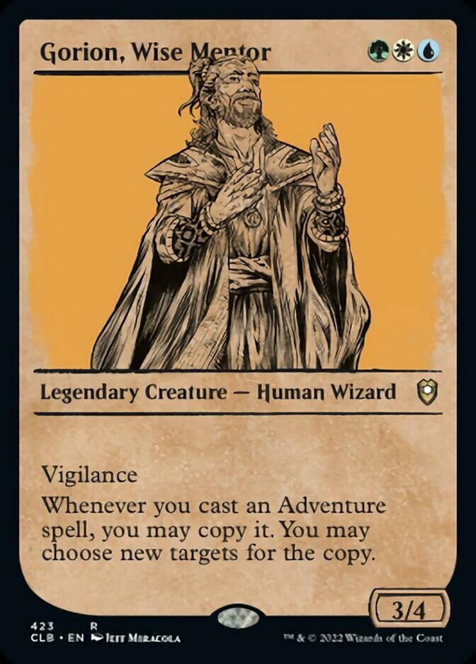 Gorion, Wise Mentor (Showcase) [Commander Legends: Battle for Baldur's Gate] | Jack's On Queen