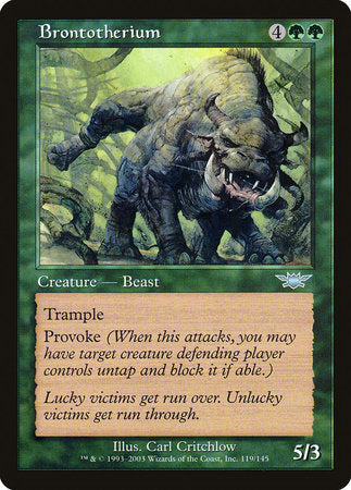 Brontotherium [Legions] | Jack's On Queen