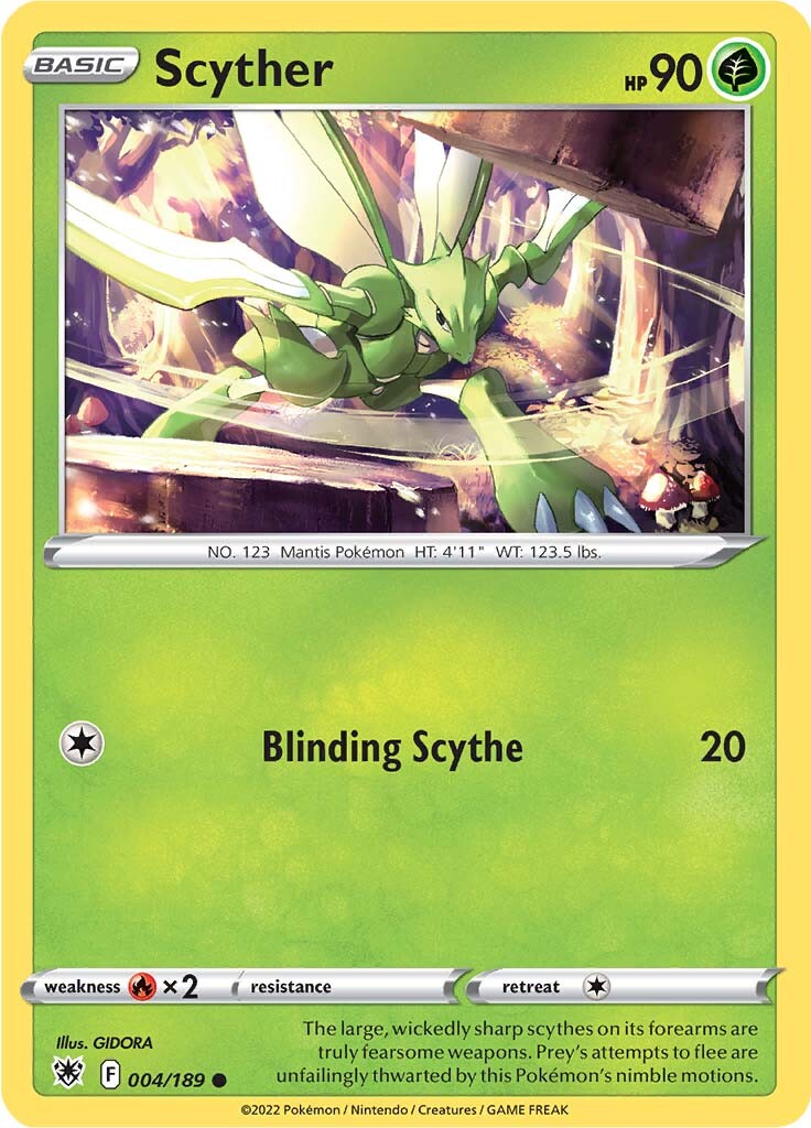 Scyther (004/189) [Sword & Shield: Astral Radiance] | Jack's On Queen