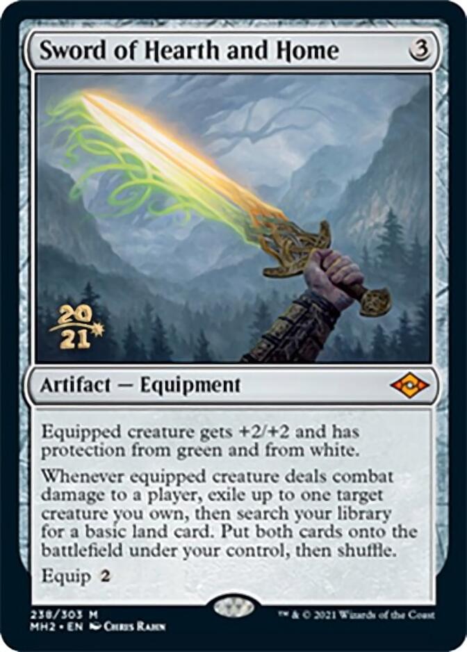 Sword of Hearth and Home [Modern Horizons 2 Prerelease Promos] | Jack's On Queen