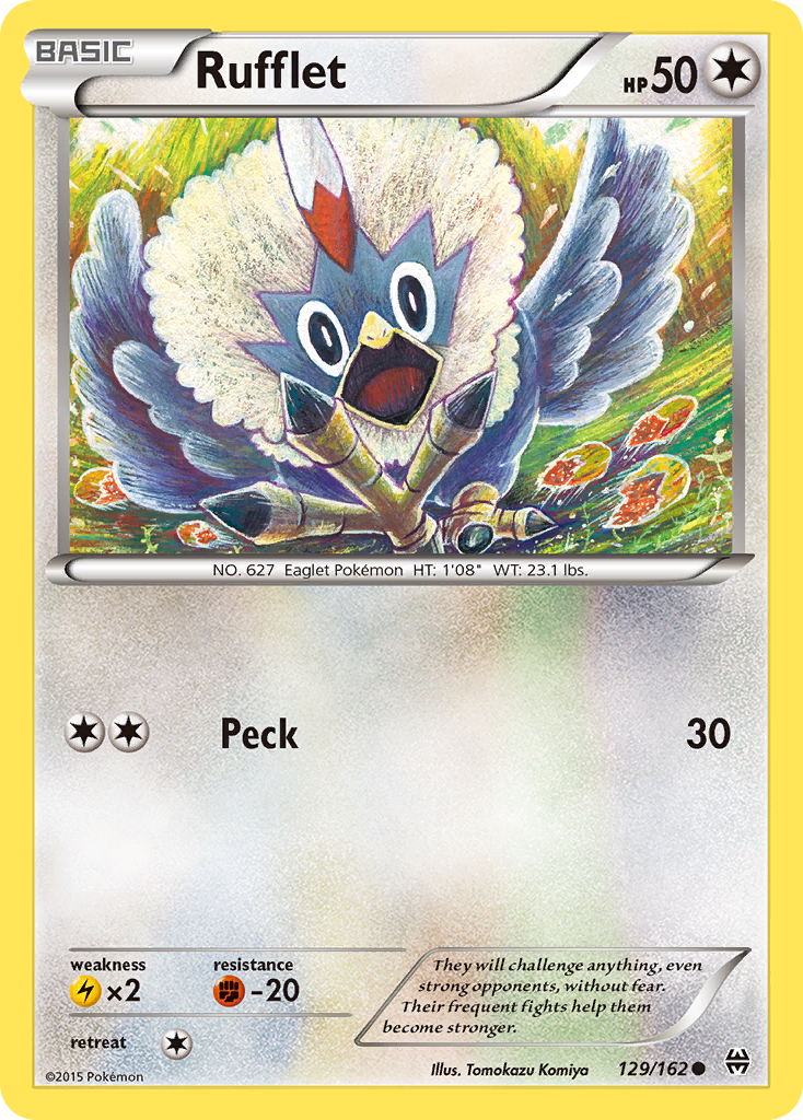 Rufflet (129/162) [XY: BREAKthrough] | Jack's On Queen