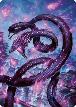Junji, the Midnight Sky 2 Art Card [Kamigawa: Neon Dynasty Art Series] | Jack's On Queen