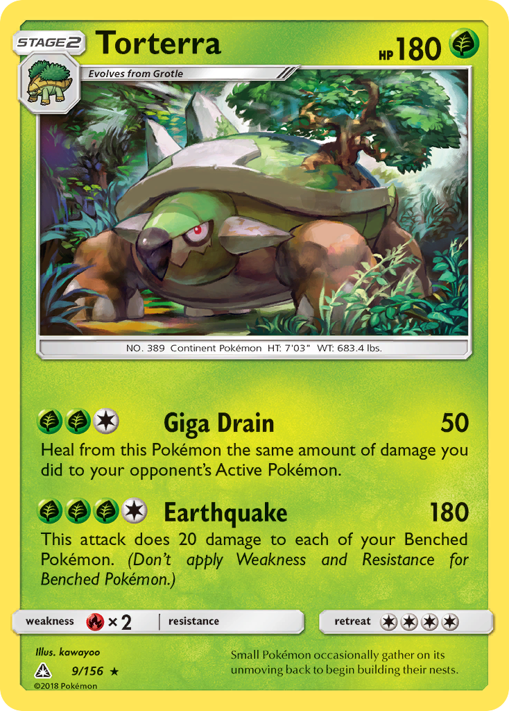 Torterra (9/156) [Sun & Moon: Ultra Prism] | Jack's On Queen