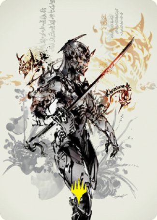 Satoru Umezawa 1 Art Card (Gold-Stamped Signature) [Kamigawa: Neon Dynasty Art Series] | Jack's On Queen