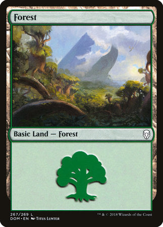 Forest (267) [Dominaria] | Jack's On Queen