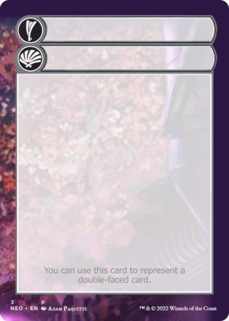Helper Card (3/9) [Kamigawa: Neon Dynasty Tokens] | Jack's On Queen