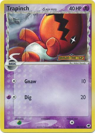 Trapinch (68/101) (Delta Species) (Stamped) [EX: Dragon Frontiers] | Jack's On Queen