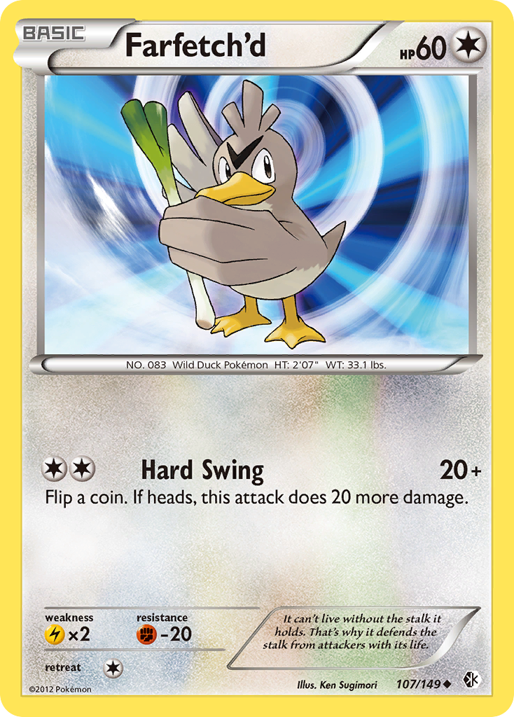 Farfetch'd (107/149) [Black & White: Boundaries Crossed] | Jack's On Queen