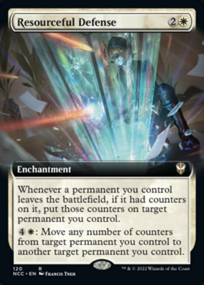 Resourceful Defense (Extended Art) [Streets of New Capenna Commander] | Jack's On Queen