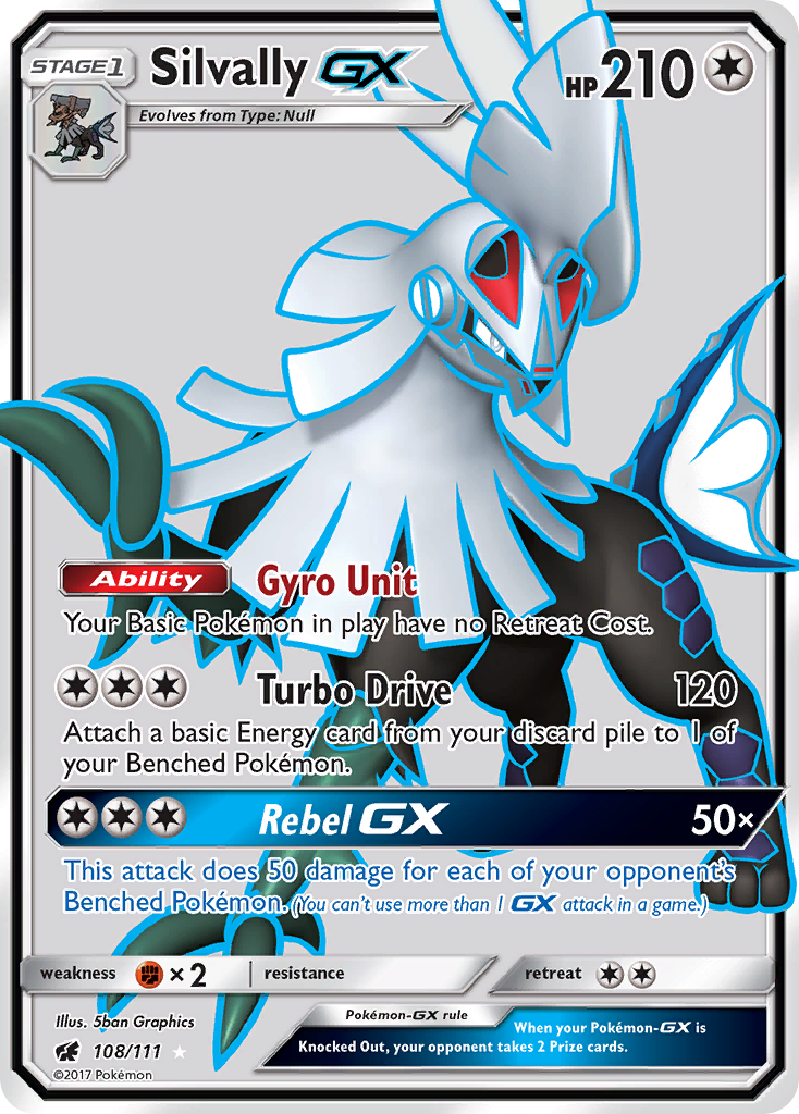 Silvally GX (108/111) [Sun & Moon: Crimson Invasion] | Jack's On Queen