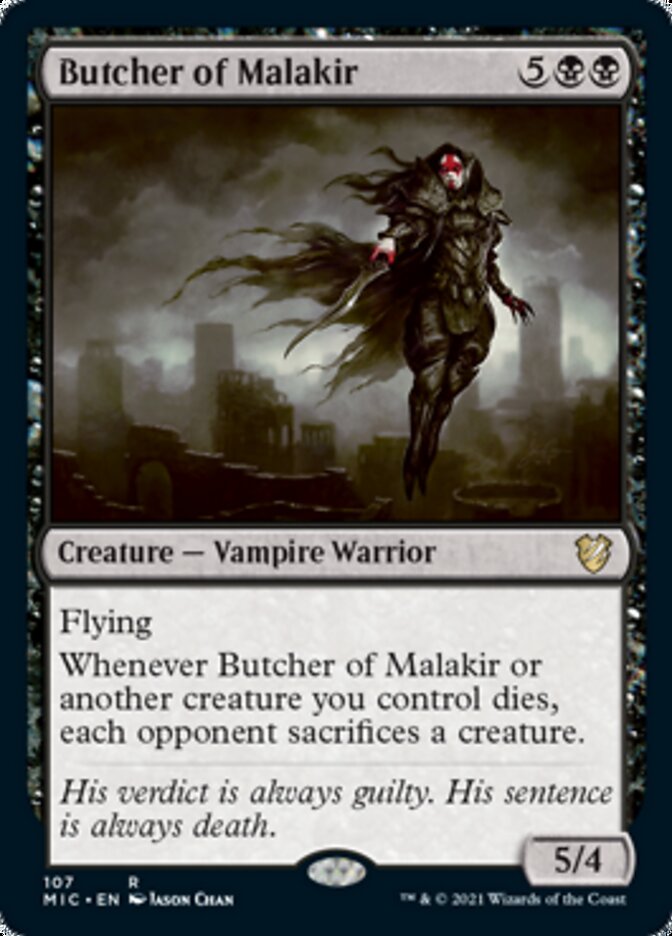 Butcher of Malakir [Innistrad: Midnight Hunt Commander] | Jack's On Queen