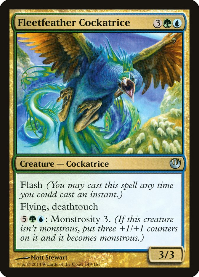 Fleetfeather Cockatrice [Journey into Nyx] | Jack's On Queen