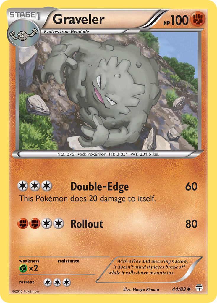 Graveler (44/83) [XY: Generations] | Jack's On Queen