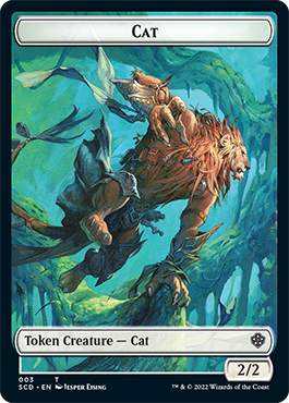 Insect // Cat Double-Sided Token [Starter Commander Decks] | Jack's On Queen