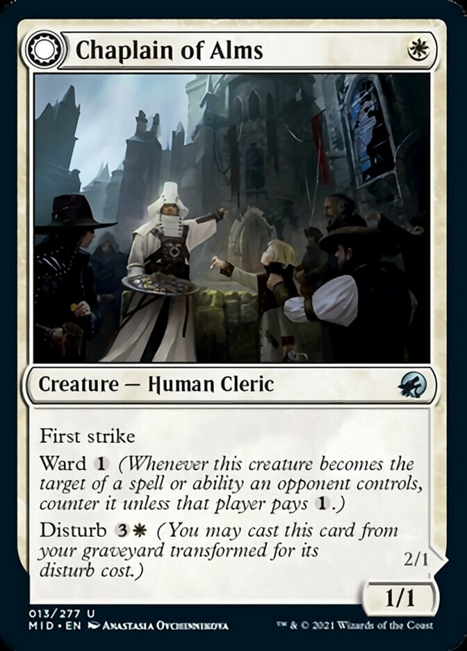 Chaplain of Alms // Chapel Shieldgeist [Innistrad: Midnight Hunt] | Jack's On Queen