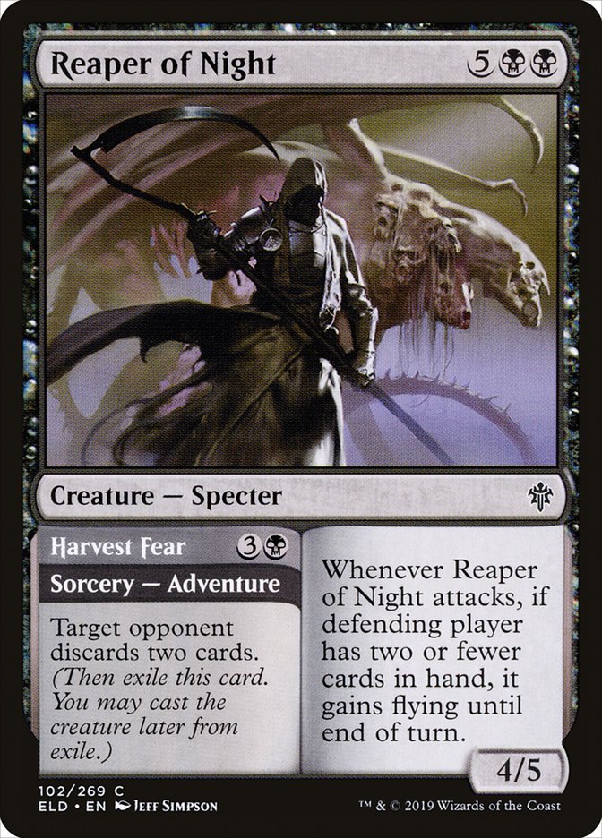 Reaper of Night // Harvest Fear [Throne of Eldraine] | Jack's On Queen