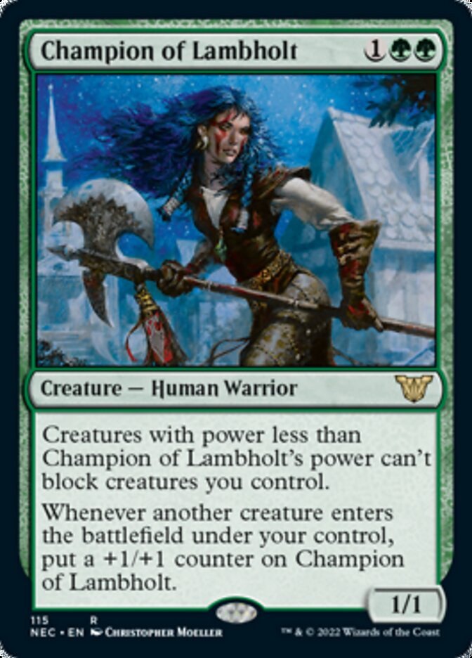 Champion of Lambholt [Kamigawa: Neon Dynasty Commander] | Jack's On Queen