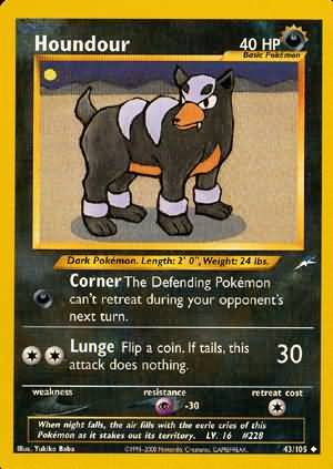 Houndour (43/105) [Neo Destiny Unlimited] | Jack's On Queen