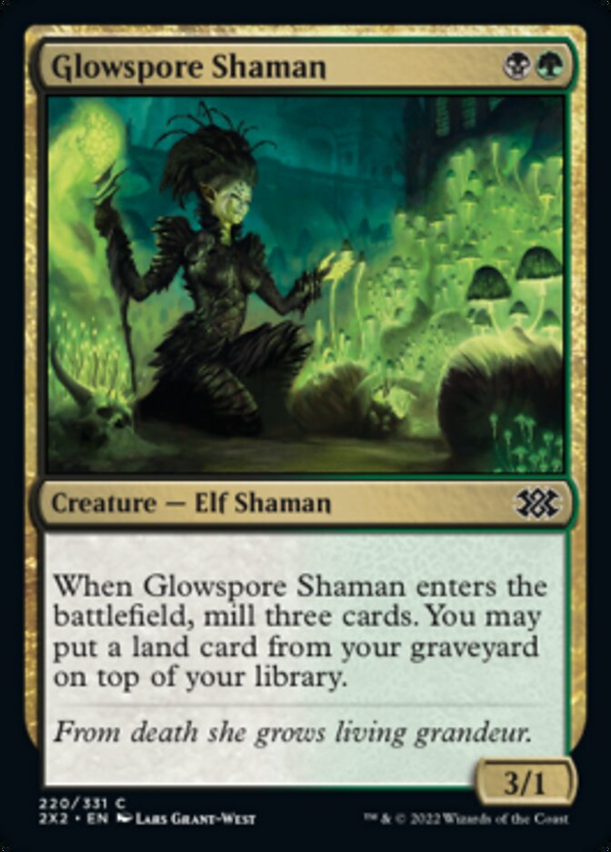Glowspore Shaman [Double Masters 2022] | Jack's On Queen