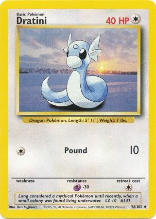 Dratini (26/102) [Base Set Unlimited] | Jack's On Queen