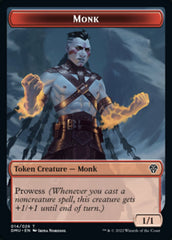 Soldier // Monk Double-sided Token [Dominaria United Tokens] | Jack's On Queen