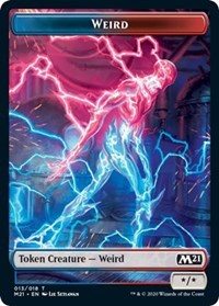 Weird // Zombie Double-sided Token [Core Set 2021 Tokens] | Jack's On Queen