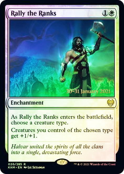 Rally the Ranks  [Kaldheim Prerelease Promos] | Jack's On Queen