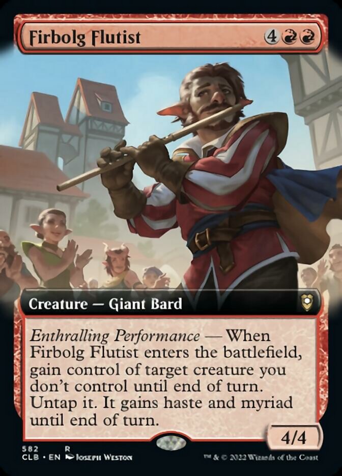 Firbolg Flutist (Extended Art) [Commander Legends: Battle for Baldur's Gate] | Jack's On Queen