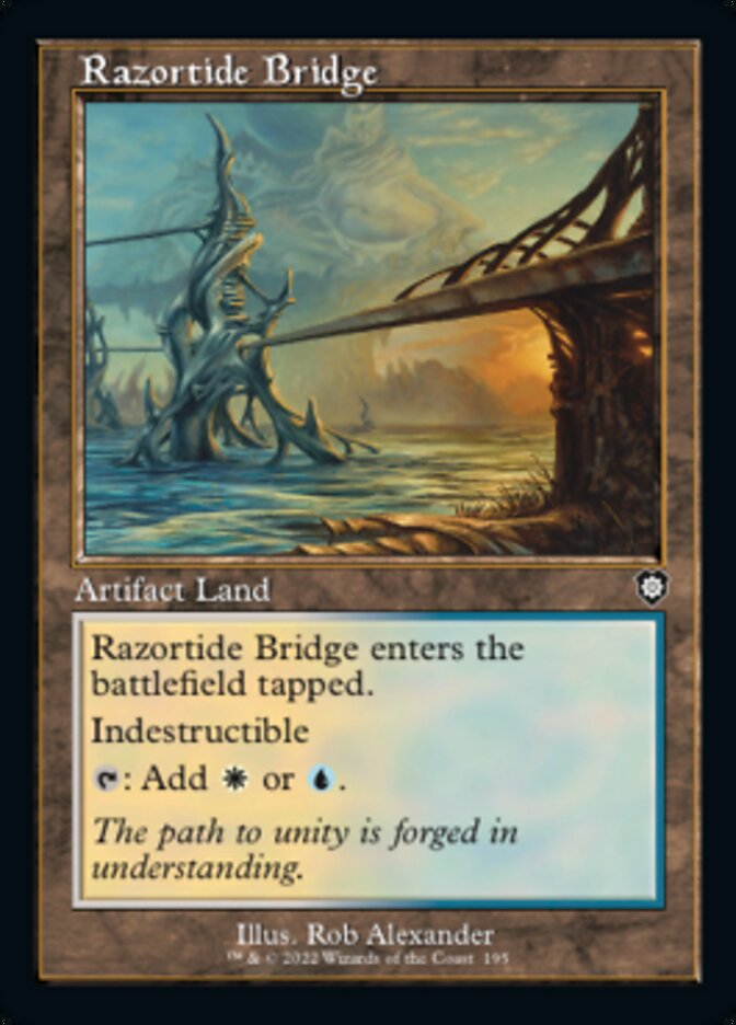 Razortide Bridge (Retro) [The Brothers' War Commander] | Jack's On Queen