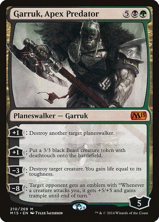 Garruk, Apex Predator [Magic 2015] | Jack's On Queen