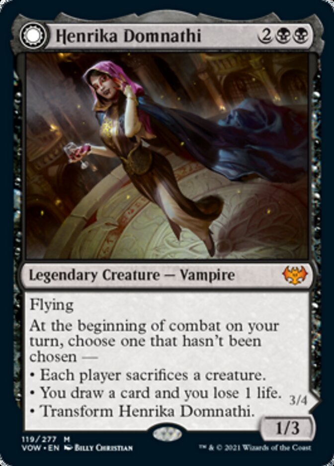 Henrika Domnathi // Henrika, Infernal Seer [Innistrad: Crimson Vow] | Jack's On Queen