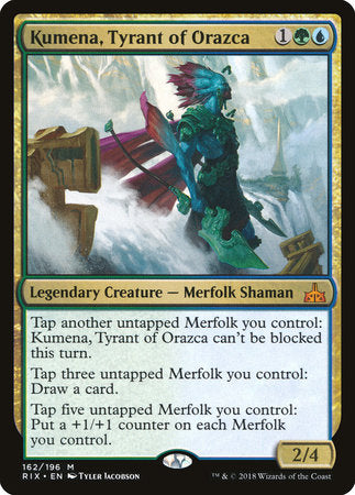 Kumena, Tyrant of Orazca [Rivals of Ixalan] | Jack's On Queen