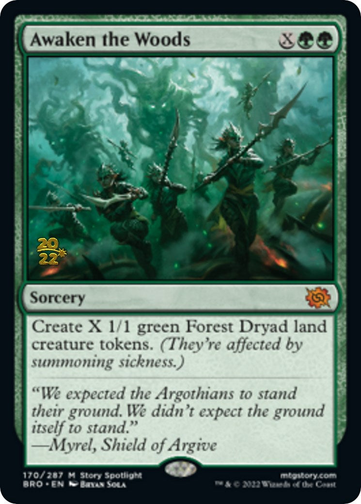 Awaken the Woods [The Brothers' War: Prerelease Promos] | Jack's On Queen