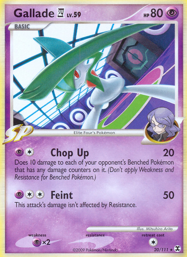 Gallade (20/111) [Platinum: Rising Rivals] | Jack's On Queen