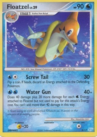 Floatzel (2/12) [Diamond & Pearl: Trainer Kit - Manaphy] | Jack's On Queen