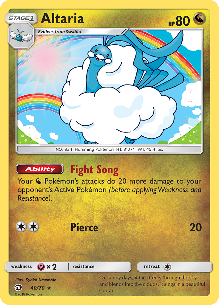 Altaria (40/70) [Sun & Moon: Dragon Majesty] | Jack's On Queen