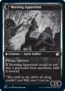 Mourning Patrol // Morning Apparition [Innistrad: Double Feature] | Jack's On Queen