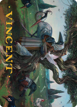 Kindred Discovery Art Card (Gold-Stamped Signature) [Commander Legends: Battle for Baldur's Gate Art Series] | Jack's On Queen