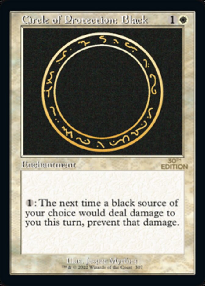Circle of Protection: Black (Retro) [30th Anniversary Edition] | Jack's On Queen