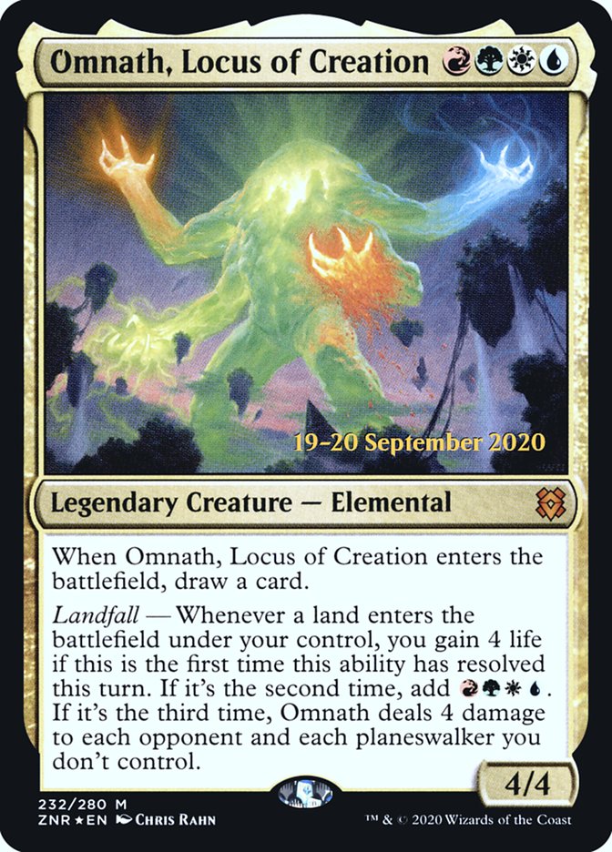 Omnath, Locus of Creation  [Zendikar Rising Prerelease Promos] | Jack's On Queen