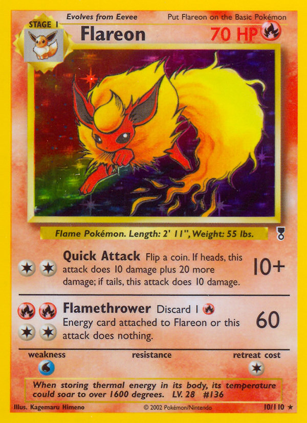 Flareon (10/110) [Legendary Collection] | Jack's On Queen