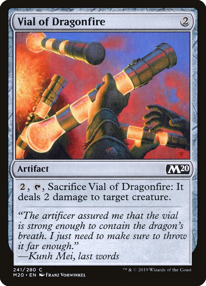 Vial of Dragonfire [Core Set 2020] | Jack's On Queen