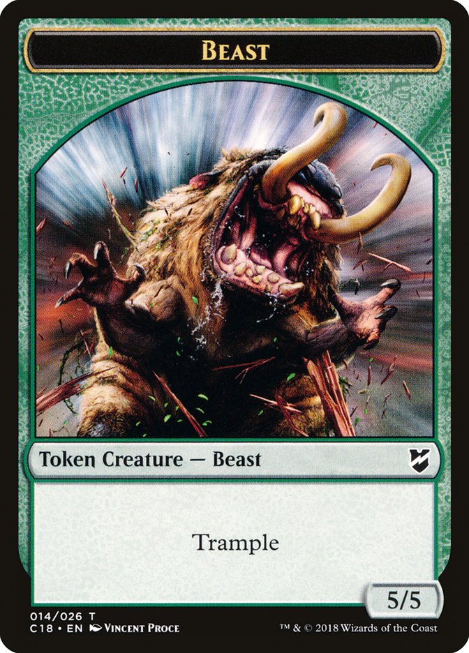 Beast (014/026) [Commander 2018 Tokens] | Jack's On Queen